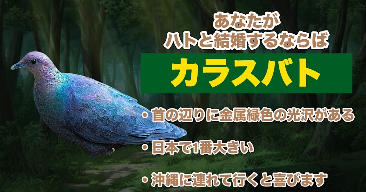 カラスバト