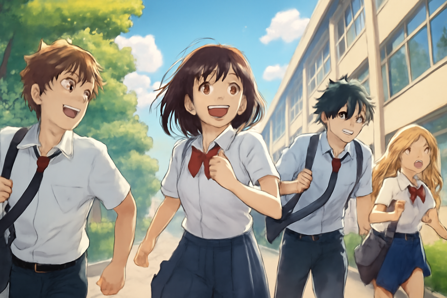 青春の日々を描くOP曲