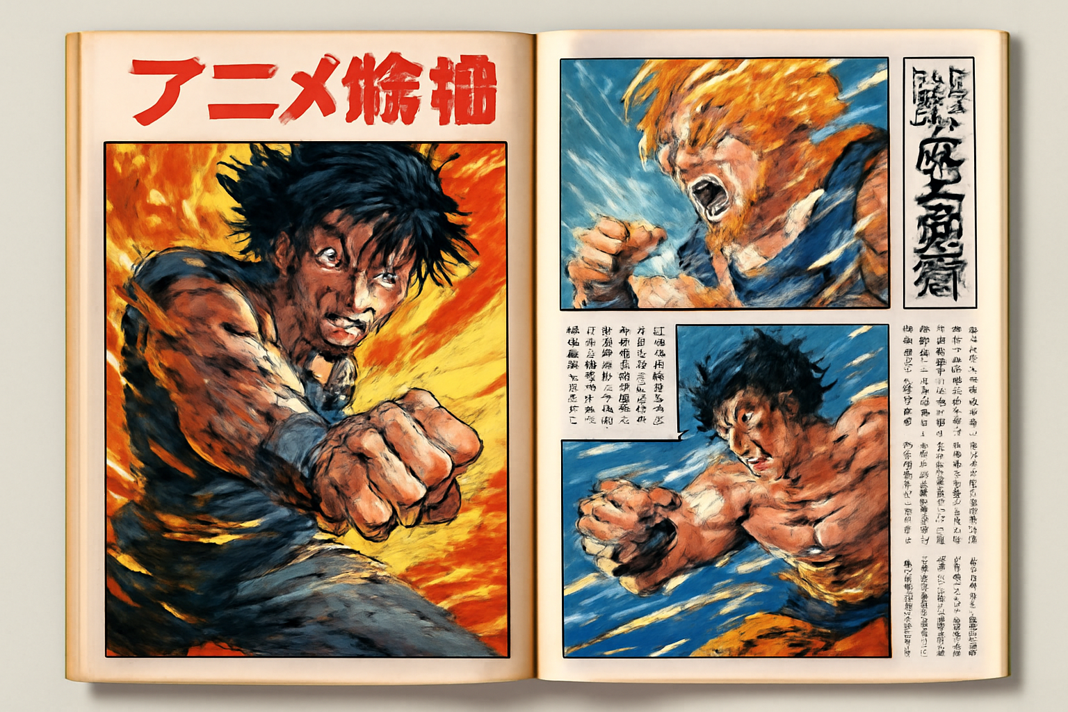 バトルアニメの熱き戦いの場