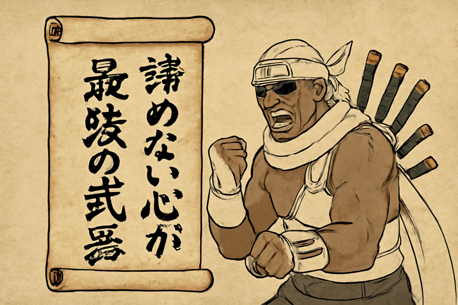 「諦めない心が最強の武器」