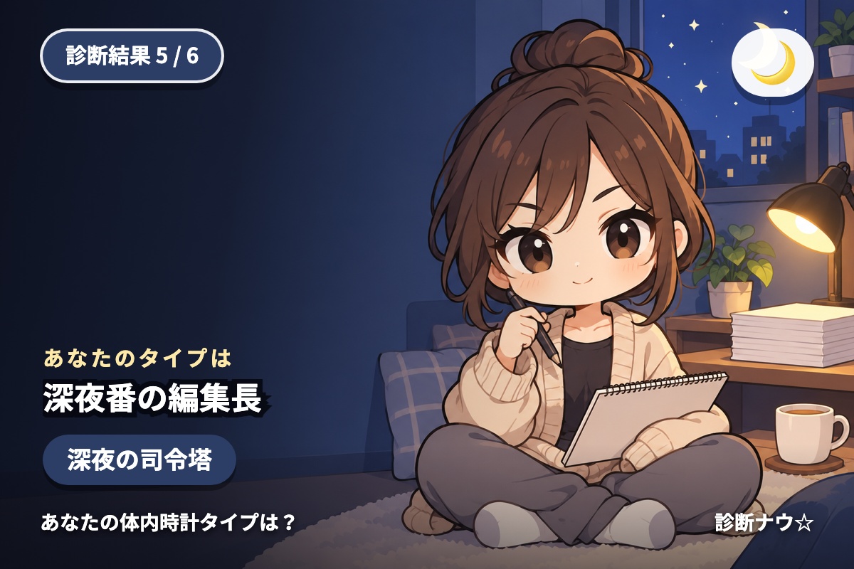 深夜番の編集長