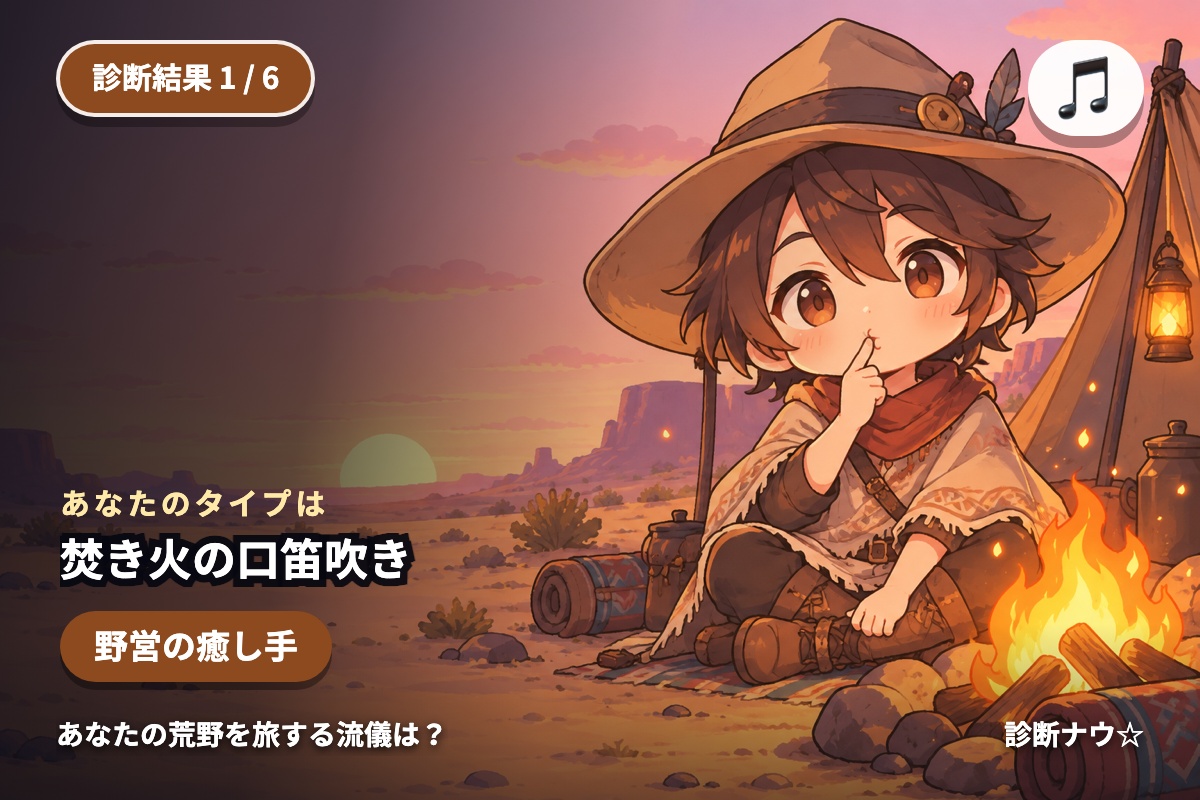 焚き火の口笛吹き