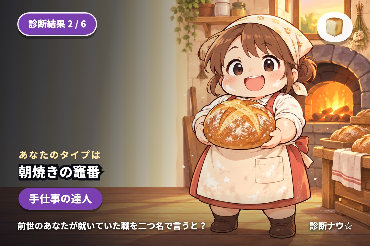 朝焼きの竈番