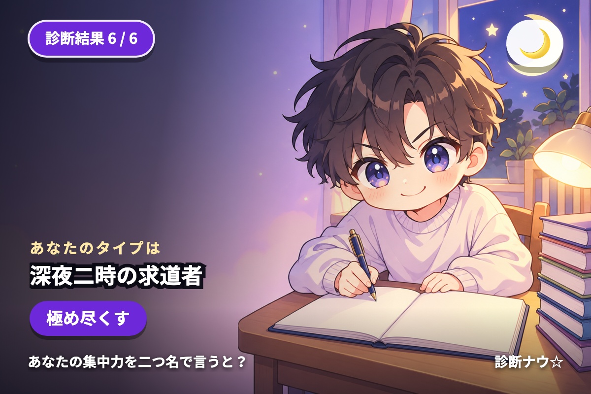 深夜二時の求道者